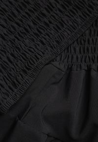 Renee - Czarny Komplet z Bawełną Spódnica z Gumką w Talii i Falbanką Bluzka Typu Hiszpanka Testalani. Kolor: czarny. Materiał: bawełna #3