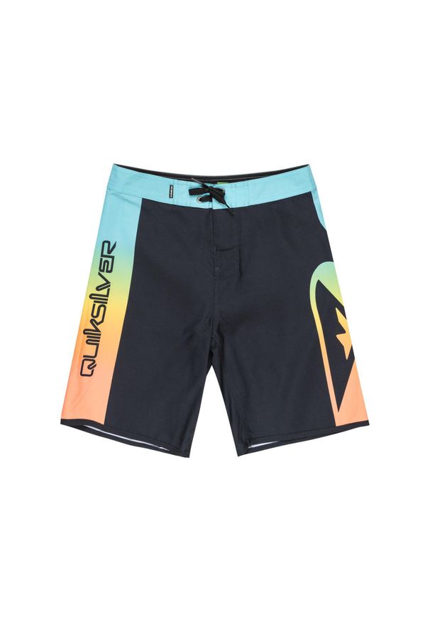 Quiksilver - Spodenki boardshort dla Chłopcy EVERYDAY HOLMES 17" Czarny. Kolor: czarny. Materiał: poliester