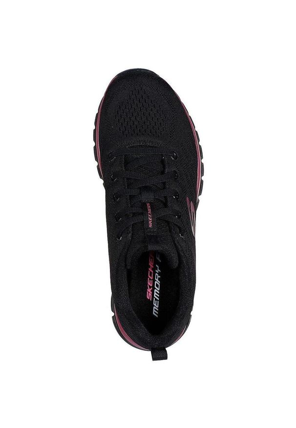 skechers - Buty sportowe Sneakersy damskie, Graceful - Get Connected. Kolor: czarny. Materiał: materiał. Sport: fitness