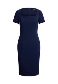 Lauren Ralph Lauren - LAUREN RALPH LAUREN Sukienka koktajlowa 253P08759001 Granatowy Slim Fit. Kolor: niebieski. Materiał: wiskoza, syntetyk. Styl: wizytowy #3