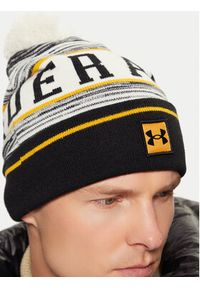 Under Armour Czapka M Halftime Pom Beanie 1386634-111 Biały. Kolor: biały. Materiał: akryl, materiał