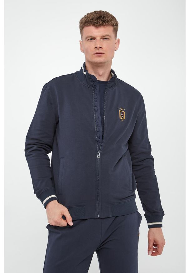 Aeronautica Militare - Bluza męska ze stójką AERONAUTICA MILITARE. Typ kołnierza: kołnierzyk stójkowy