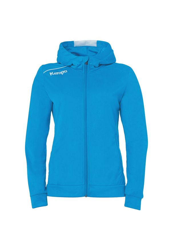 KEMPA - Bluza z kapturem dla kobiet Kempa Player. Typ kołnierza: kaptur. Kolor: biały, wielokolorowy, niebieski, czarny. Materiał: dresówka