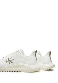 Calvin Klein Jeans Sneakersy Eva Runner Low Lace Ml YM0YM00968 Biały. Kolor: biały. Materiał: materiał #4