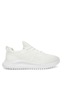 Calvin Klein Sneakersy Eva Runner Sock Mix YM0YM01386 Biały. Kolor: biały. Materiał: mesh, materiał