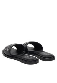 DKNY Klapki K1622909 Czarny. Kolor: czarny. Materiał: skóra #5