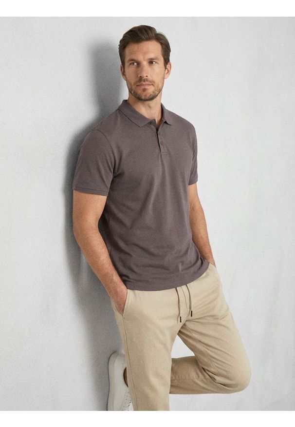 Sinsay - Bawełniane polo - Inny. Typ kołnierza: polo. Materiał: bawełna