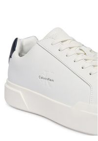 Calvin Klein Sneakersy Chunky Cupsole Laceup Lth YM0YM01344 Biały. Kolor: biały. Materiał: skóra