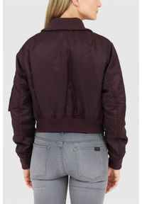 Kenzo - KENZO Bordowa kurtka bomberka damska boke flower, Rozmiar S. Kolor: czerwony #3