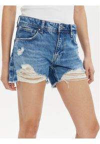 Pepe Jeans Szorty jeansowe Relaxed Short Mw PL801110RH4 Niebieski Relaxed Fit. Kolor: niebieski. Materiał: bawełna