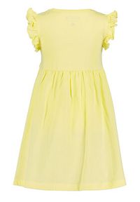 Blue Seven Sukienka codzienna 721637 X Żółty Regular Fit. Okazja: na co dzień. Kolor: żółty. Materiał: bawełna. Typ sukienki: proste. Styl: casual