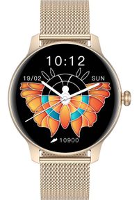 Smartwatch Gino Rossi SW020-4 Złoty (SW020-4). Rodzaj zegarka: smartwatch. Kolor: złoty #1
