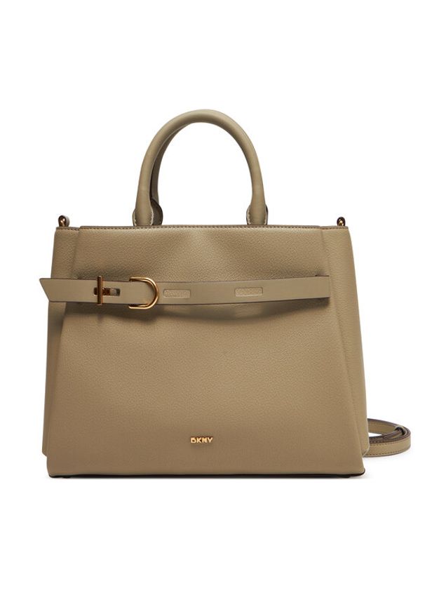 DKNY Torebka R44DAI68 Brązowy. Kolor: brązowy. Materiał: skórzane