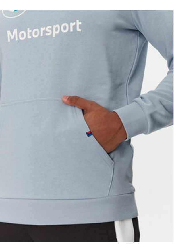 Puma Bluza BMW MMS Ess 624162 Błękitny Regular Fit. Kolor: niebieski. Materiał: bawełna