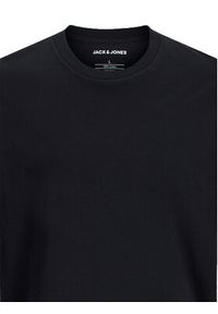 Jack & Jones Piżama Luca 12266993 Czarny Standard Fit. Kolor: czarny. Materiał: bawełna #9