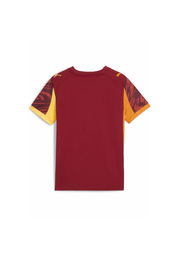 Puma - Młodzieżowe szorty bramkarskie Olympique Marsylia 25/26 PUMA. Kolor: czerwony, pomarańczowy, wielokolorowy, żółty. Materiał: tkanina