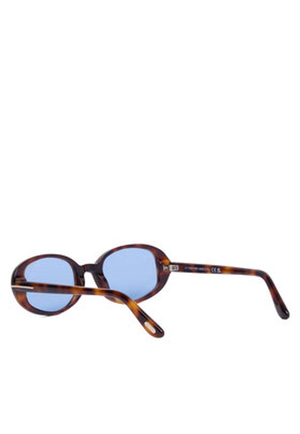 Tom Ford Okulary przeciwsłoneczne FT1364 53V Brązowy. Kolor: brązowy