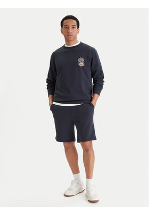 Quiksilver Bluza Salt Water EQYFT05196 Granatowy Regular Fit. Kolor: niebieski. Materiał: bawełna