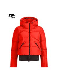 Damska kurtka narciarska Protest Preppy. Kolor: czerwony. Sezon: zima. Sport: narciarstwo #1