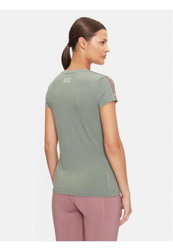 EA7 Emporio Armani T-Shirt 6DTT03 TJKUZ 1898 Zielony Regular Fit. Kolor: zielony. Materiał: syntetyk