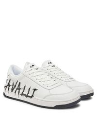 Just Cavalli Sneakersy 78QA3SM5 ZP397 Biały. Kolor: biały. Materiał: skóra