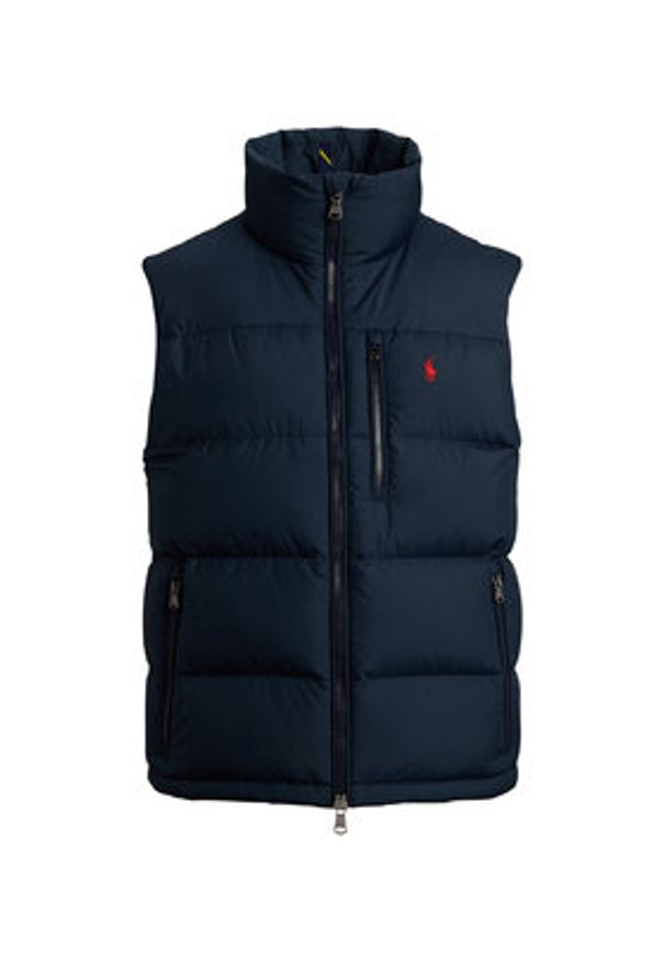 Polo Ralph Lauren Kamizelka 710968283002 Granatowy Regular Fit. Typ kołnierza: polo. Kolor: niebieski. Materiał: syntetyk