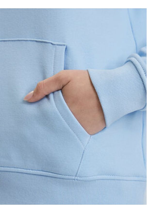 Tommy Jeans Bluza DW0DW17324 Niebieski Regular Fit. Kolor: niebieski. Materiał: bawełna