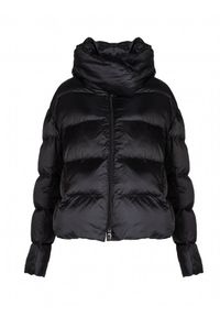Pinko Kurtka "Giza" | 1G16CJ Y762 | Giza | Kobieta | Czarny. Typ kołnierza: kaptur, kołnierzyk stójkowy. Kolor: czarny. Materiał: poliamid. Wzór: aplikacja #2