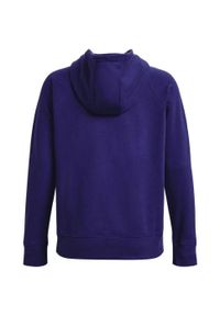 Under Armour - Bluza Z Kapturem Damska Polar Rival HB. Typ kołnierza: kaptur. Kolor: niebieski. Materiał: polar