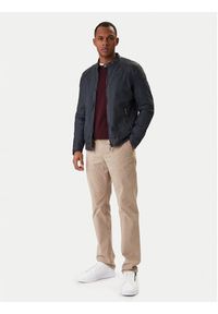 Milestone Kurtka skórzana Nevio 612203 60780 Granatowy Regular Fit. Kolor: niebieski. Materiał: skóra #5