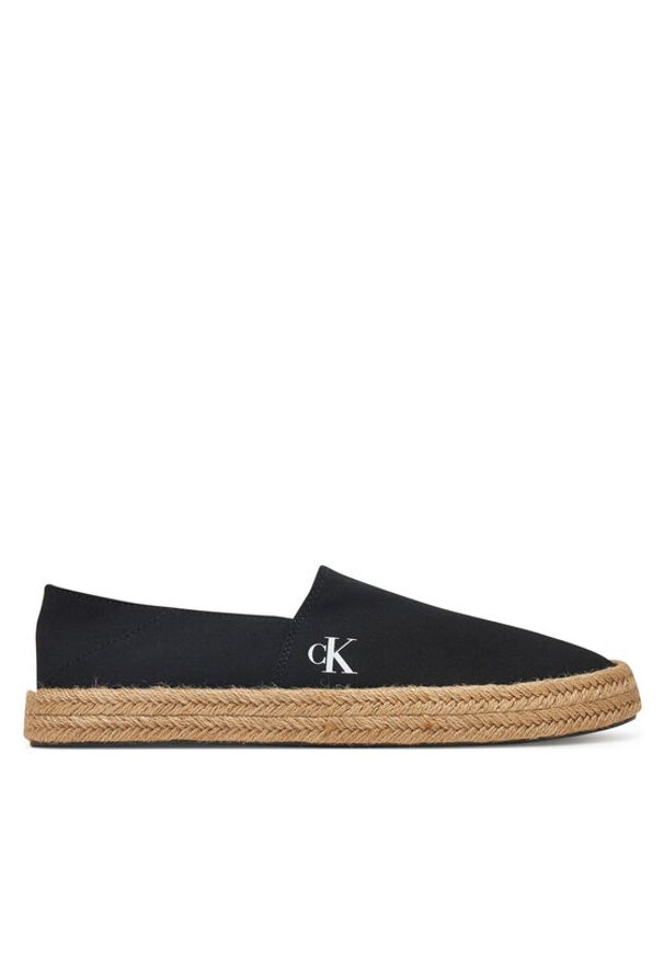 Calvin Klein Jeans Espadryle Inj Espadrille Cv YM0YM01251 Czarny. Kolor: czarny. Materiał: materiał