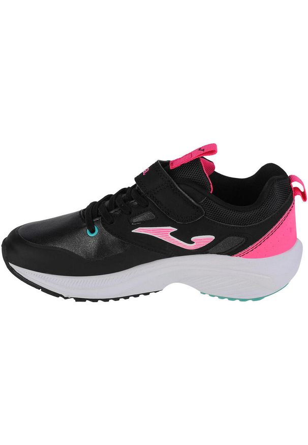Buty do chodzenia dla dzieci Joma Ferro JR 2231. Zapięcie: rzepy. Kolor: wielokolorowy, różowy, czarny. Materiał: materiał, tkanina. Szerokość cholewki: normalna. Sport: turystyka piesza