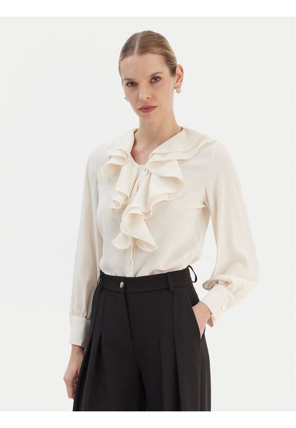 Rinascimento Koszula CFC0020157002 Écru Regular Fit. Materiał: syntetyk