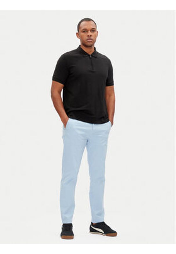 Pepe Jeans Chinosy PM211873 Błękitny Slim Fit. Kolor: niebieski. Materiał: bawełna