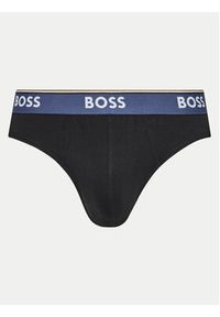 BOSS - Boss Komplet 3 par slipów 50517826 Czarny. Kolor: czarny. Materiał: bawełna #10