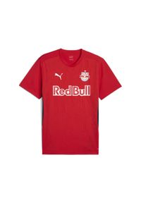 Puma - Męska koszulka treningowa FC Red Bull Salzburg PUMA Red Navy Blue. Kolor: czerwony, niebieski, wielokolorowy. Sport: piłka nożna #1