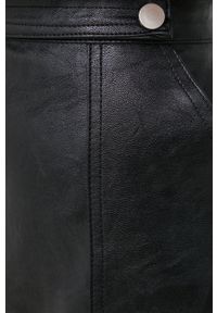 only - Only spódnica kolor czarny mini prosta. Okazja: na co dzień. Kolor: czarny. Materiał: materiał. Styl: casual #3