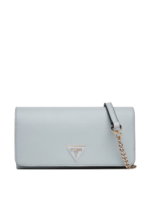 Guess Torebka Noelle II Mini HWZG96 72750 Błękitny. Kolor: niebieski. Materiał: skórzane