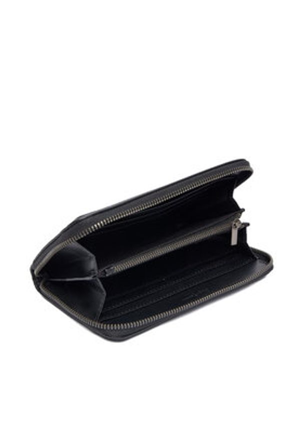 Pepe Jeans Portfel damski Code Wallet PL0700001 Czarny. Kolor: czarny. Materiał: skóra