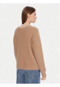 Kontatto Sweter 3M0863C Beżowy Relaxed Fit. Kolor: beżowy. Materiał: syntetyk
