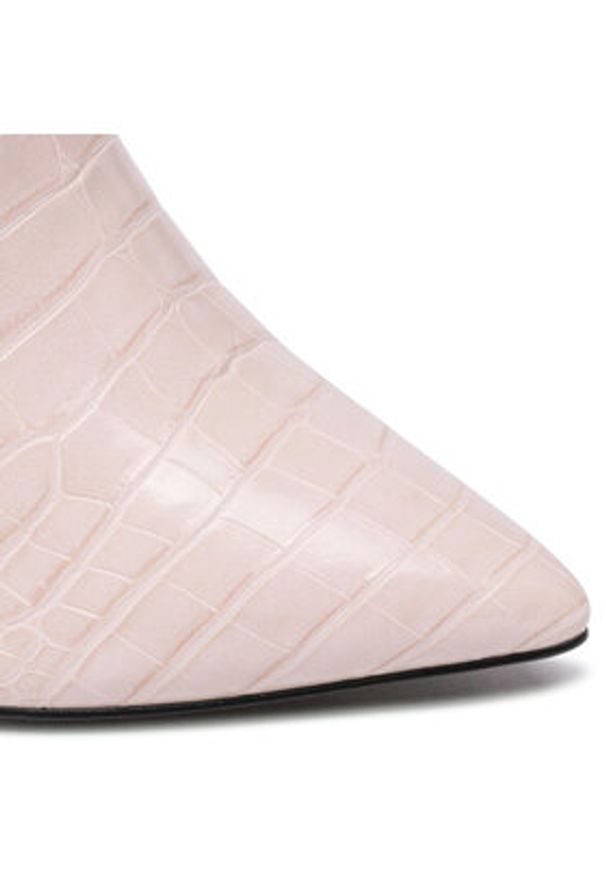 DeeZee Kozaki HXXS220146 Beżowy. Kolor: beżowy. Materiał: skóra