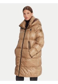 Blauer Płaszcz zimowy 25WBLDK02192 Brązowy Regular Fit. Kolor: brązowy. Materiał: syntetyk. Sezon: zima