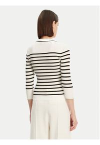 Morgan Kardigan 251-MAEL Biały Slim Fit. Kolor: biały. Materiał: wiskoza