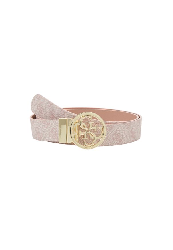 Guess - GUESS Różowy pasek damski Noelle H35, Rozmiar M. Kolor: różowy