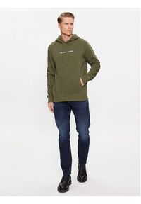 Tommy Jeans Bluza Linear DM0DM18130 Zielony Regular Fit. Kolor: zielony. Materiał: bawełna #5