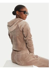Juicy Couture Bluza Madison JCWAS126326 Beżowy Slim Fit. Kolor: beżowy. Materiał: syntetyk #6