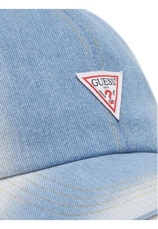 Guess Czapka z daszkiem AM9524 POL01 Niebieski. Kolor: niebieski. Materiał: materiał, bawełna