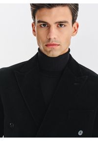 Pako Lorente - PAKO LORENTE – Czarna dwurzędowa marynarka męska. Okazja: na karnawał. Kolor: czarny. Materiał: bawełna, poliester. Styl: młodzieżowy #4