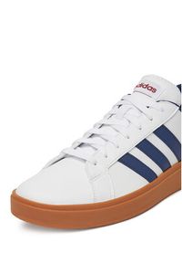 Adidas - adidas Sneakersy GRAND COURT BASE 2.0 JH8614 Biały. Kolor: biały. Materiał: skóra #5