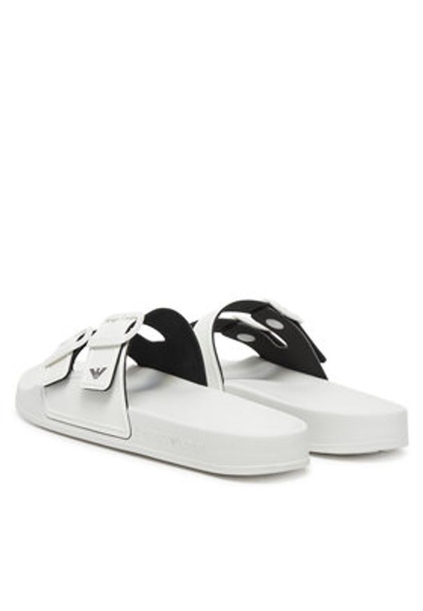 Emporio Armani Klapki XVPS13 XR275 T680 Biały. Kolor: biały. Materiał: syntetyk